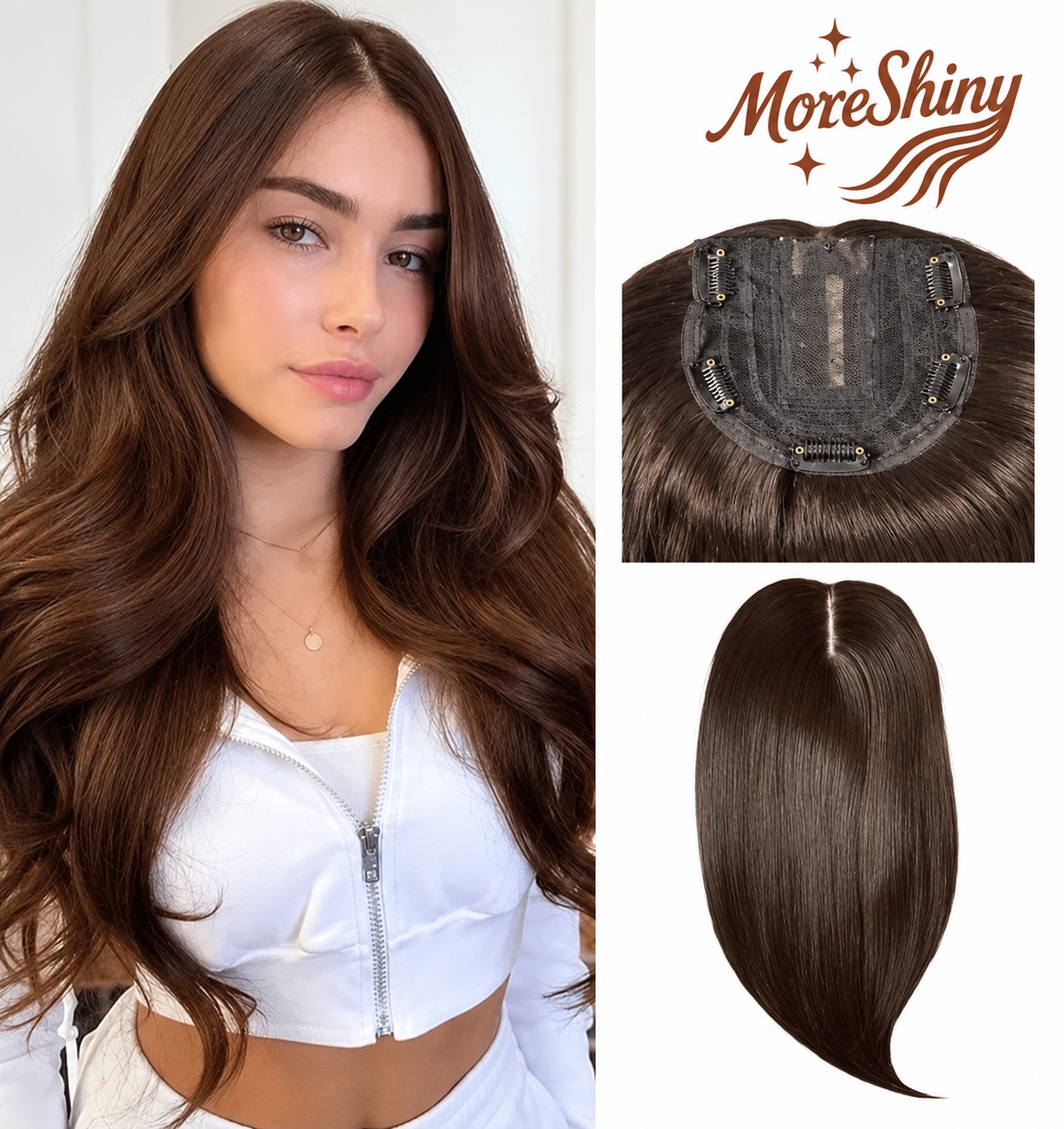 18-Inch Natural Blend Clip-In Hair Extension